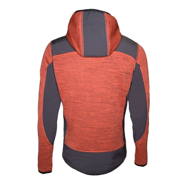 Lhotse Fleece Med Fuld Lynlås Maddox Orange XL Mand