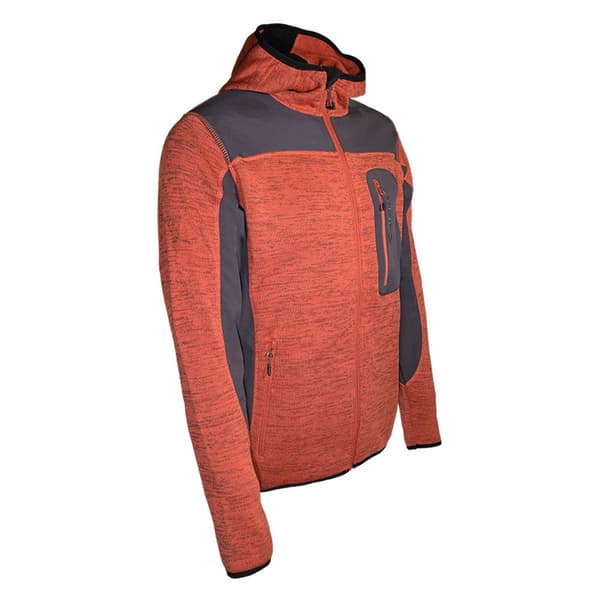 Lhotse Fleece Med Fuld Lynlås Maddox Orange XL Mand