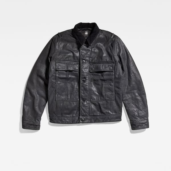 G-star Jakke Utility Flap Pocket Lined Grå 2XS Mand