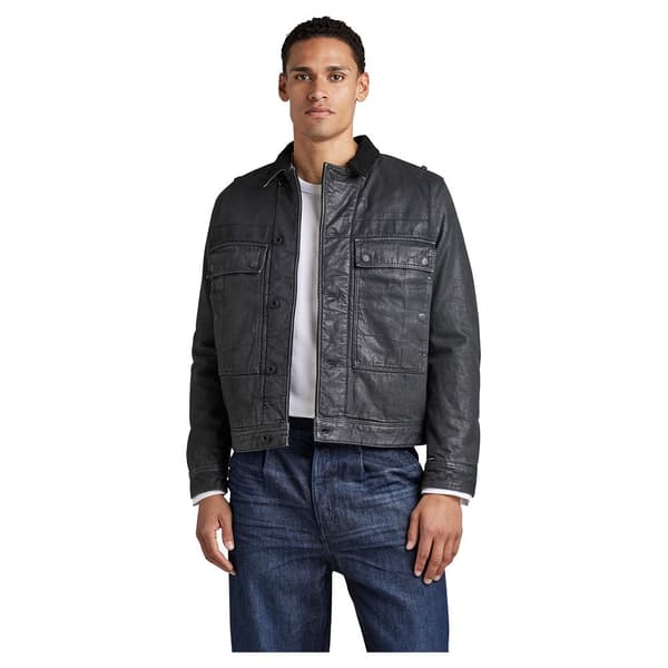 G-star Jakke Utility Flap Pocket Lined Grå 2XS Mand