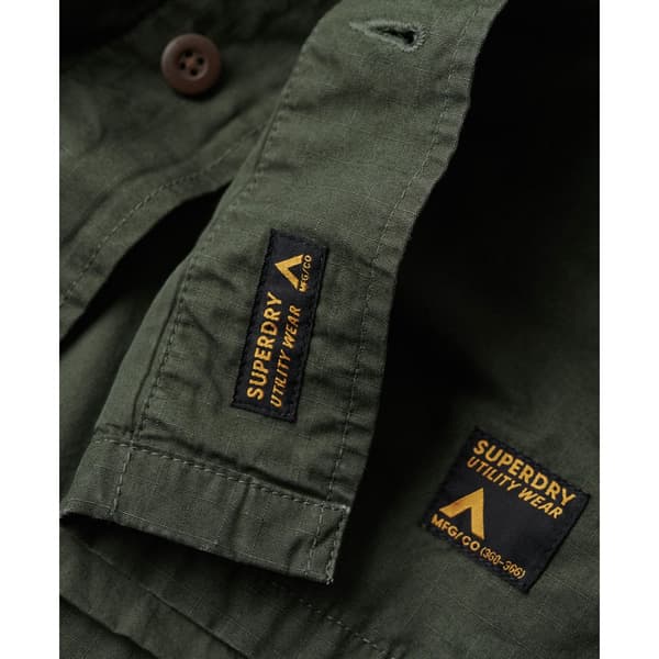 Superdry Överskjorta Military Grönt L Man