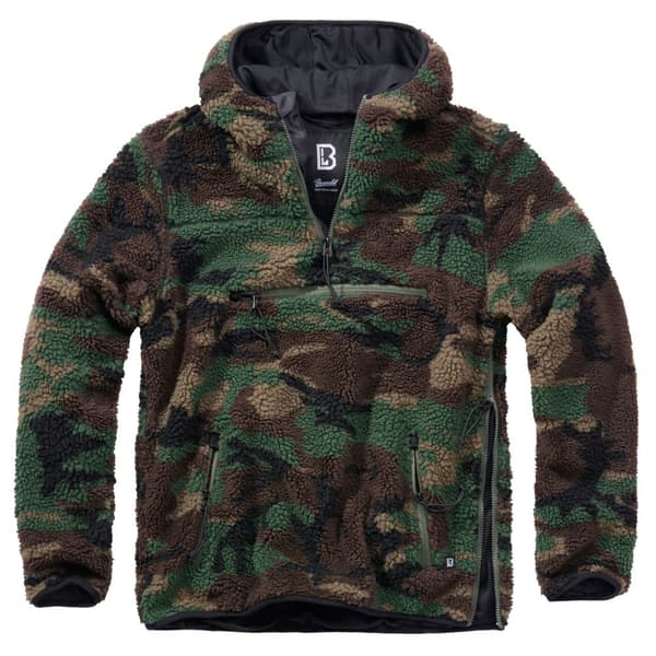 Brandit Jakke Teddy Worker Grøn 2XL Mand
