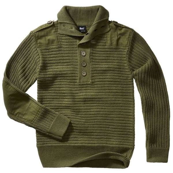Brandit Turtlehals Sweater Alpin Grøn 3XL Mand