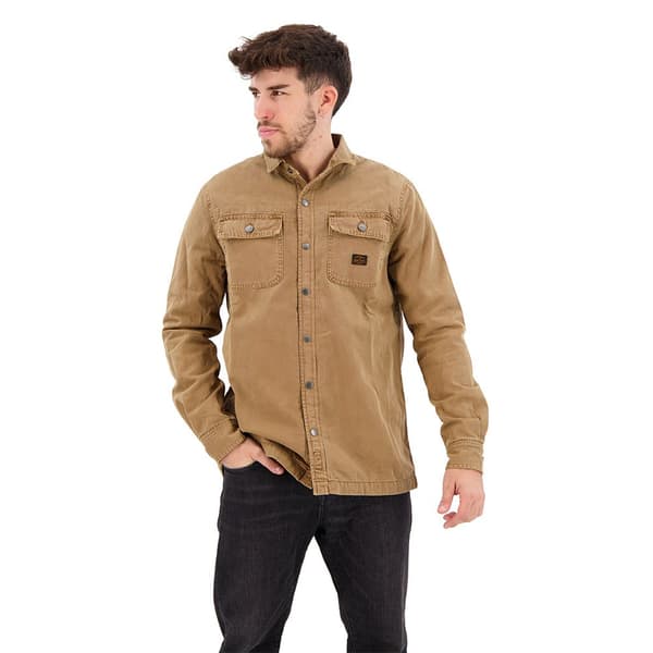Superdry Päällyspaita Canvas Workwear Ruskea 2XL Mies