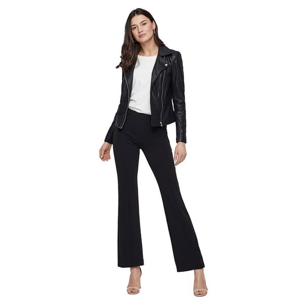Yas Jakke Sophie Leather Sort L Kvinde