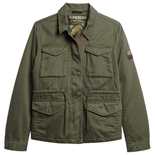 Superdry Jacka Military M65 Lined Grönt S Kvinna
