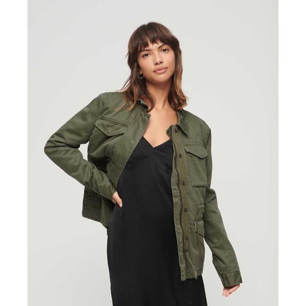 Superdry Jacka Military M65 Lined Grönt S Kvinna