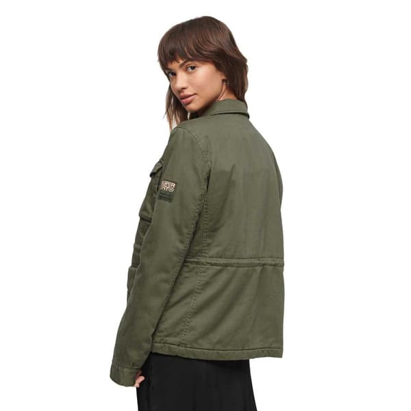 Superdry Jacka Military M65 Lined Grönt S Kvinna