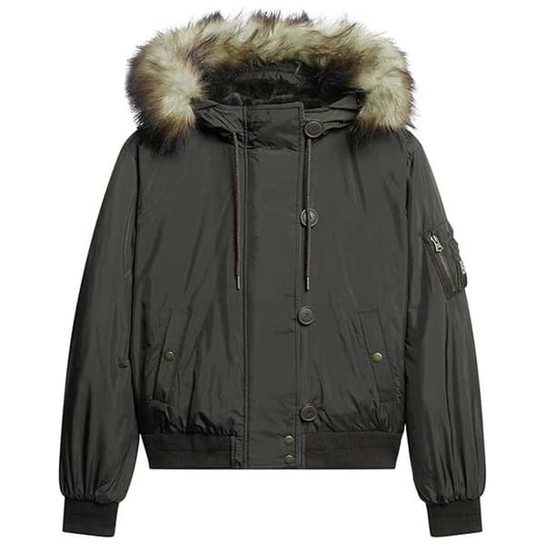 Superdry Bomberjacka Military Grönt M Kvinna