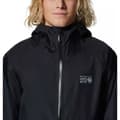 Miniatyrbild 4 av 10: Mountain Hardwear Regnjacka Med Full Dragkedja Threshold™ Svart M Man