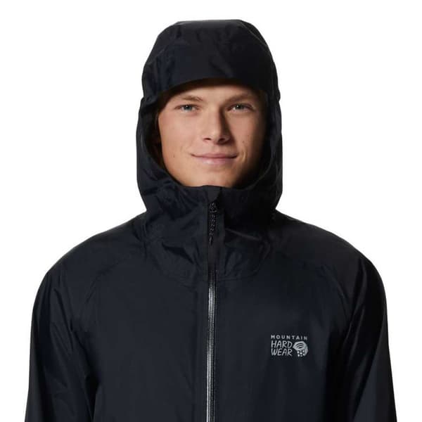 Mountain Hardwear Regnjacka Med Full Dragkedja Threshold™ Svart M Man