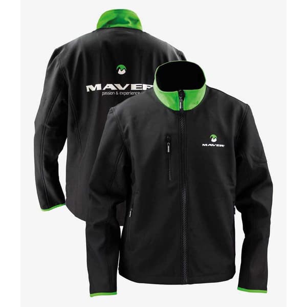 Maver Jakke Logo Sort L Mand