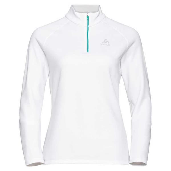 Odlo Besso 1/2 Postinumero Fleece Valkoinen M Nainen