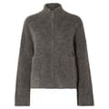 Miniatyrbillede 3 af 6: Selected Sweater Med Fuld Lynlås Sia Grå M Kvinde