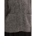 Miniatyrbillede 4 af 6: Selected Sweater Med Fuld Lynlås Sia Grå M Kvinde