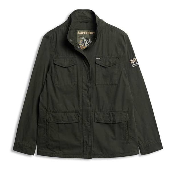 Superdry Farkkutakki St Tropez M65 Vihreä M Nainen