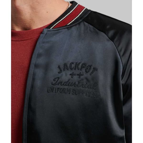 Superdry Jacka Vintage Suikajan Svart 2XL Man