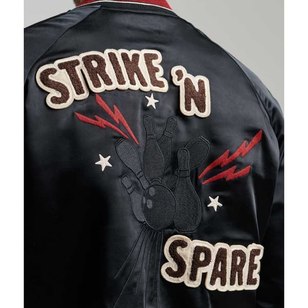 Superdry Jacka Vintage Suikajan Svart 2XL Man