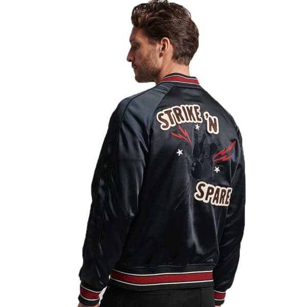 Superdry Jacka Vintage Suikajan Svart 2XL Man