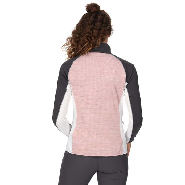 Regatta Fleece Med Fuld Lynlås Hepley Sort,Rosa 18 Kvinde