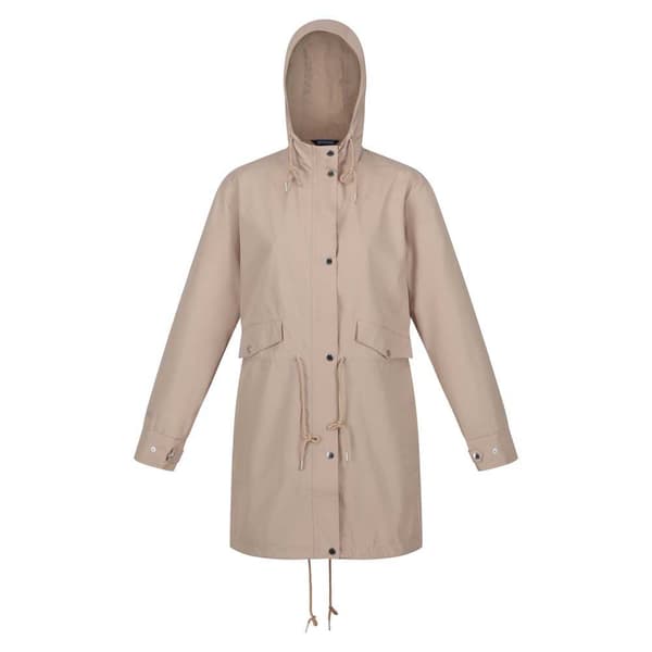 Regatta Hættetrøje Regnjakke Amberose Beige 12 Kvinde