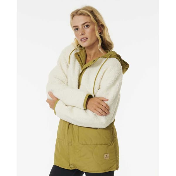 Rip Curl Jacka Hotchkiss Grönt M Kvinna