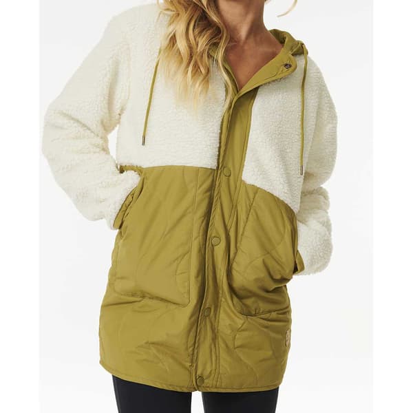 Rip Curl Jacka Hotchkiss Grönt M Kvinna