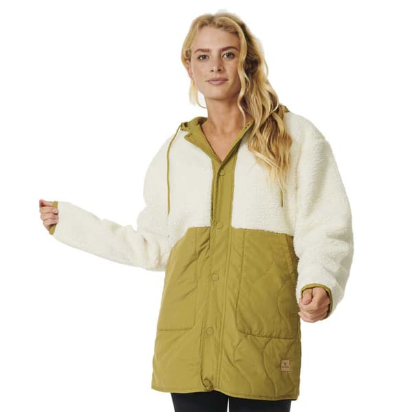 Rip Curl Jacka Hotchkiss Grönt M Kvinna