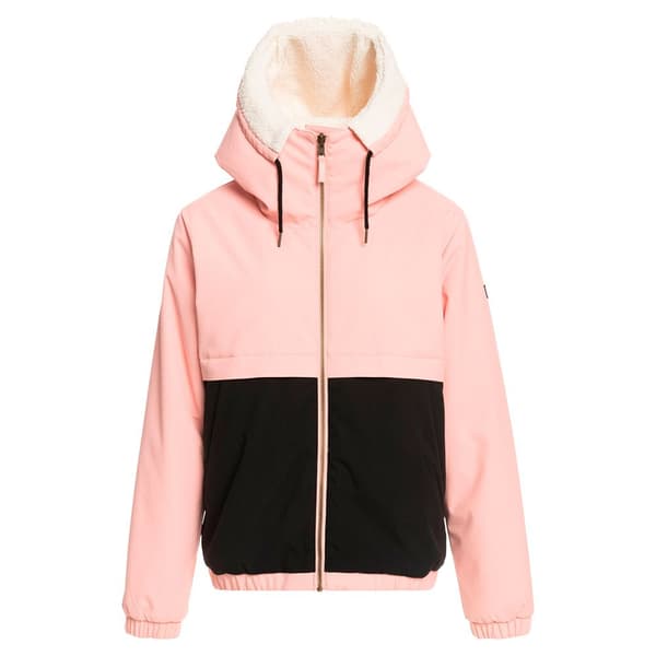 Roxy Jacka Isanna Reversible Rosa XL Kvinna