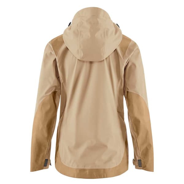 KlÄttermusen Regnjacka Med Full Dragkedja Brage 2.0 Beige S Kvinna
