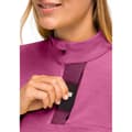 Miniatyrbillede 3 af 3: Maier Sports Halv Lynlås Fleece Midlayer Skutvik Hz W Lilla 4XL Kvinde