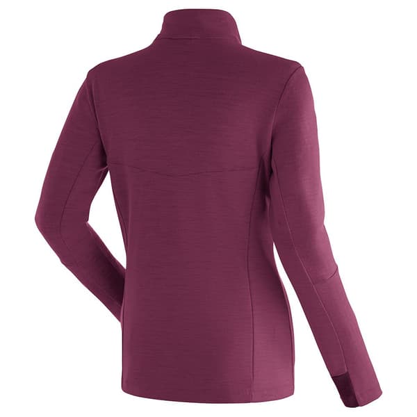 Maier Sports Halv Lynlås Fleece Midlayer Skutvik Hz W Lilla 4XL Kvinde