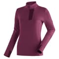 Miniatyrbillede 1 af 3: Maier Sports Halv Lynlås Fleece Midlayer Skutvik Hz W Lilla 4XL Kvinde