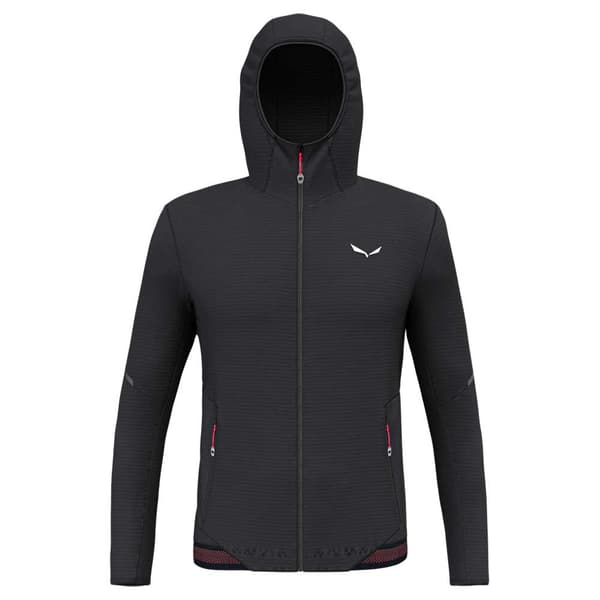 Salewa Full Dragkedja Fleece Pedroc Pl Hd Svart S Man