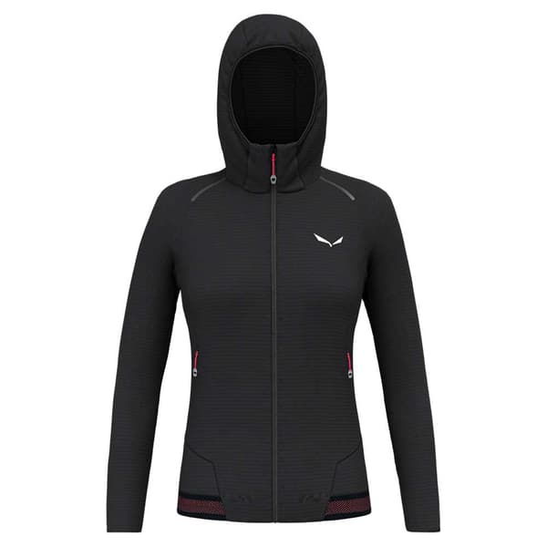 Salewa Full Dragkedja Fleece Pedroc Pl Hd Svart S Kvinna