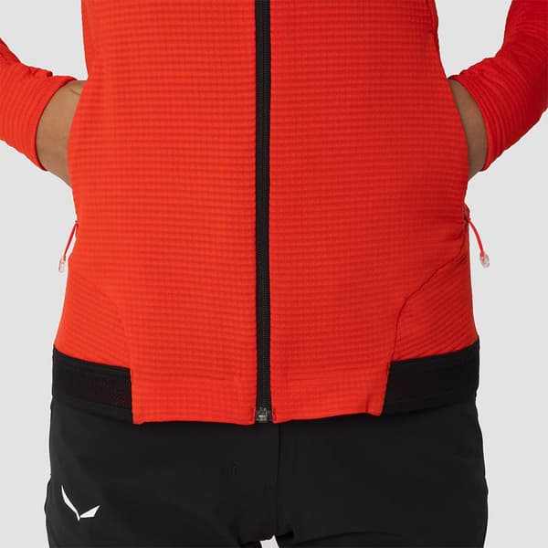 Salewa Fleece Med Fuld Lynlås Pedroc Pl Hd  L Kvinde