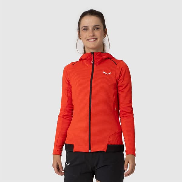 Salewa Fleece Med Fuld Lynlås Pedroc Pl Hd L Kvinde