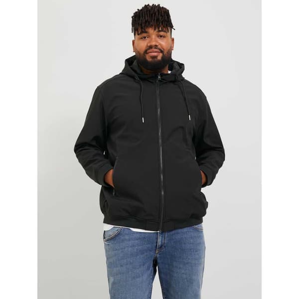 Jack & Jones Letvægtsjakke Basic Softshell Plus Sort 2XL Mand