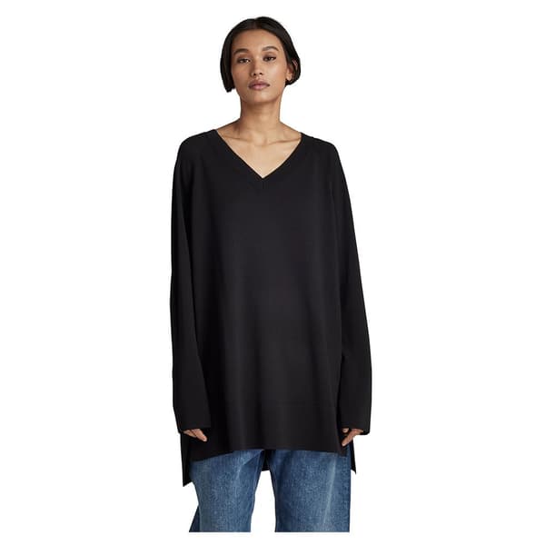 G-star V-hals Sweater D22503-b692 Oversized Brun XS Kvinde