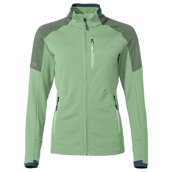 Vaude Täysin Vetoketjullinen Fleece Elope Vihreä 46 Nainen