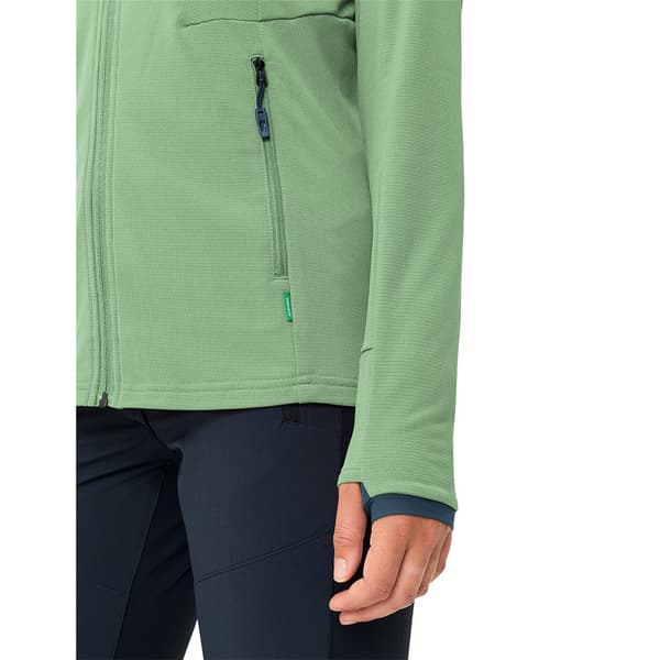 Vaude Täysin Vetoketjullinen Fleece Elope Vihreä 46 Nainen