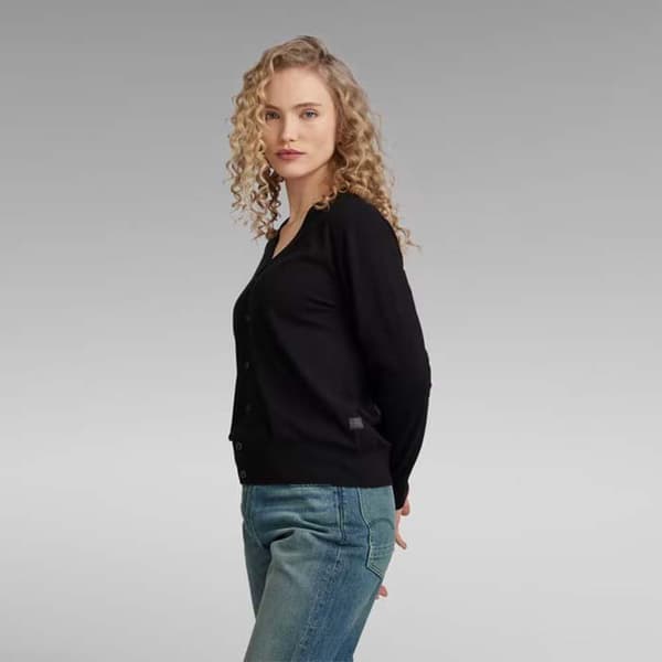 G-star Cardigan Core Svart M Kvinna