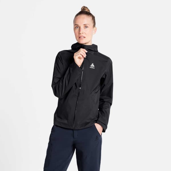 Odlo Jakke Hardshell Aegis 2.5l Wp Sort L Kvinde