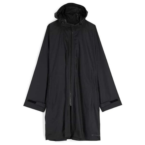 Spyder Hættetrøje Regnjakke Rain Shell Sort XS-S Mand