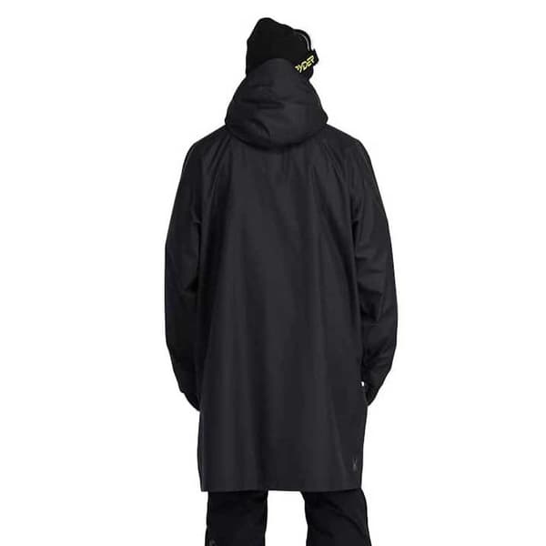 Spyder Hættetrøje Regnjakke Rain Shell Sort XS-S Mand
