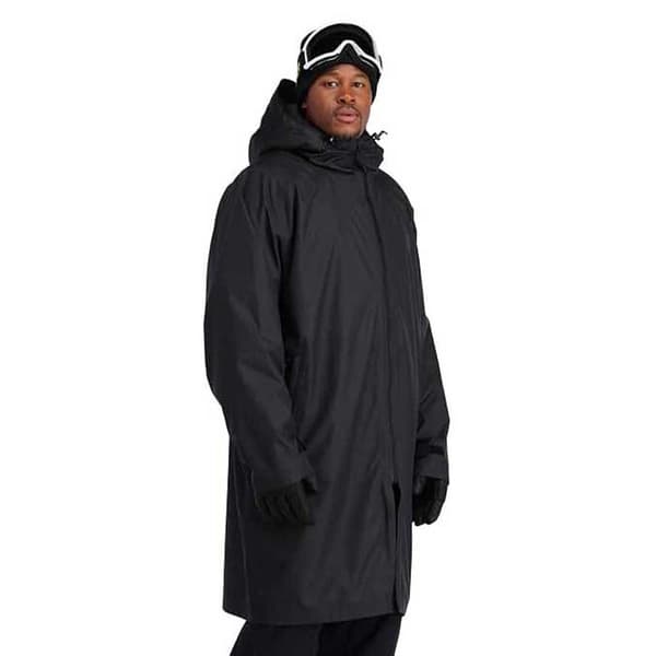 Spyder Hættetrøje Regnjakke Rain Shell Sort XS-S Mand
