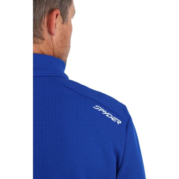 Spyder Fleece Med Fuld Lynlås Bandit Blå S Mand