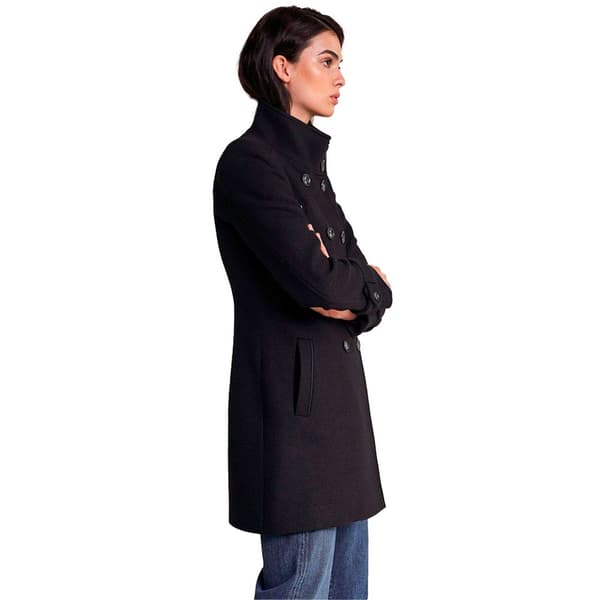 Salsa Jeans Lang Duffel Med Halefrakke De Sort XS Kvinde