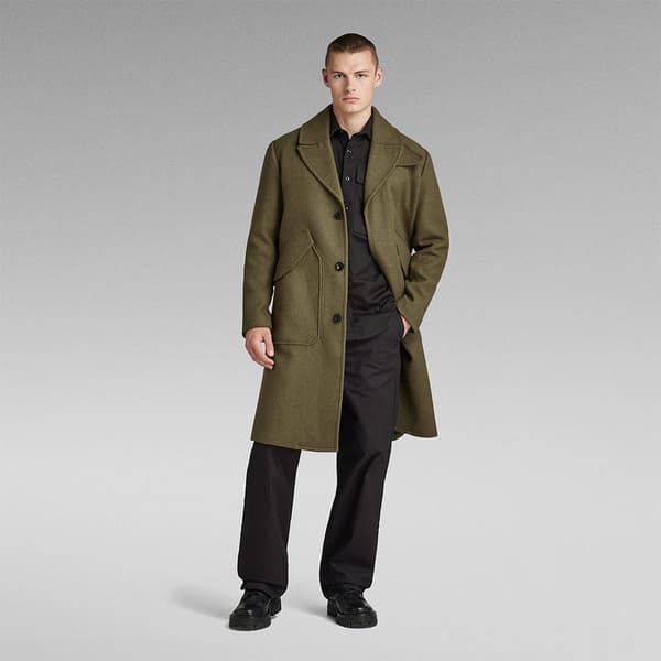 G-star Frakke Wool Grøn S Mand