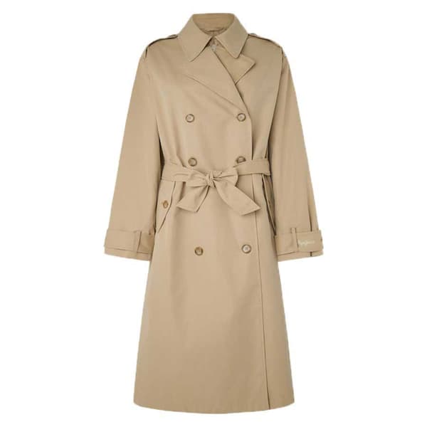 Pepe Jeans Trenchcoat Star Beige L Kvinna
